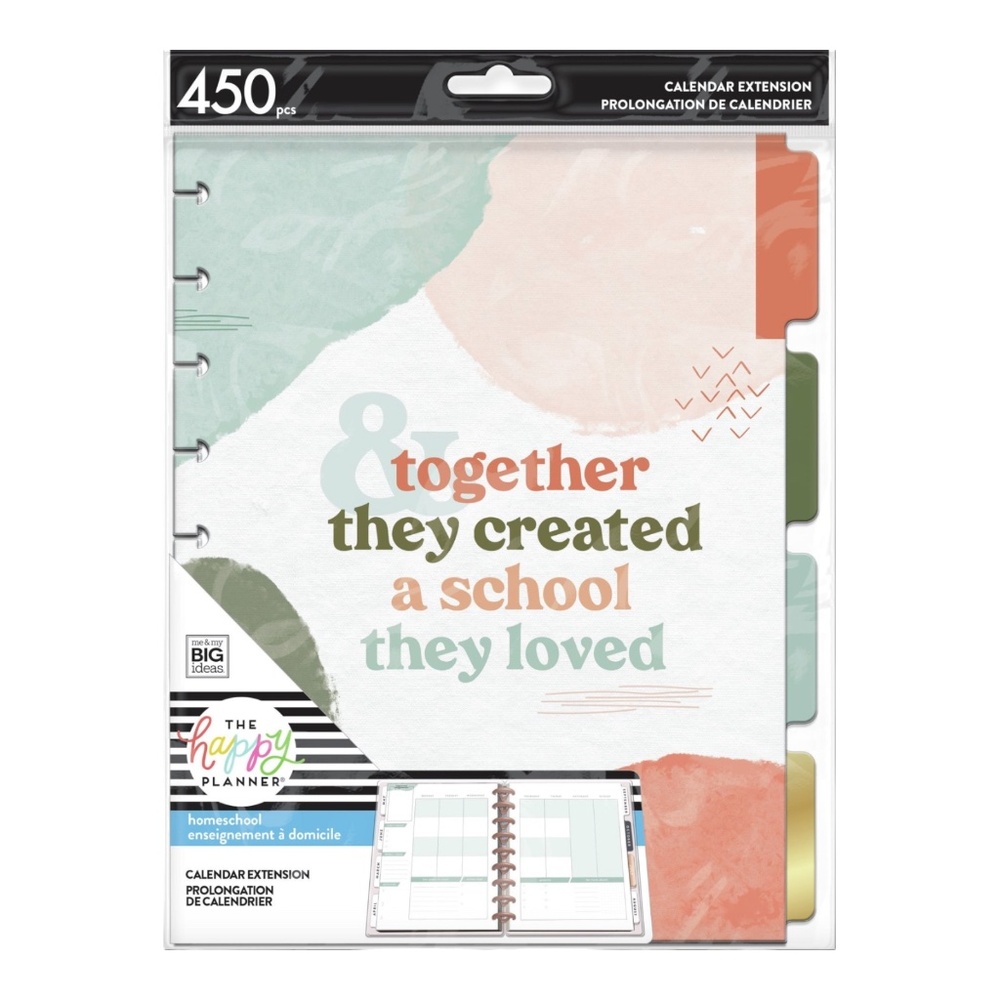 Happy Planner Homeschool Classic Extension Pack